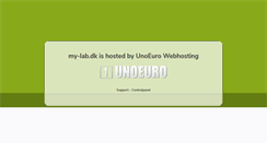 Desktop Screenshot of my-lab.dk