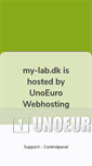 Mobile Screenshot of my-lab.dk