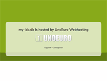 Tablet Screenshot of my-lab.dk