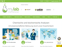 Tablet Screenshot of my-lab.com